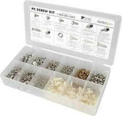 DESCRIPTION: (4) DELUXE ASSORTMENT SCREW KIT BRAND/MODEL: STARTECH #PCSCREWKIT RETAIL$: $38.99 EA QTY: 4
