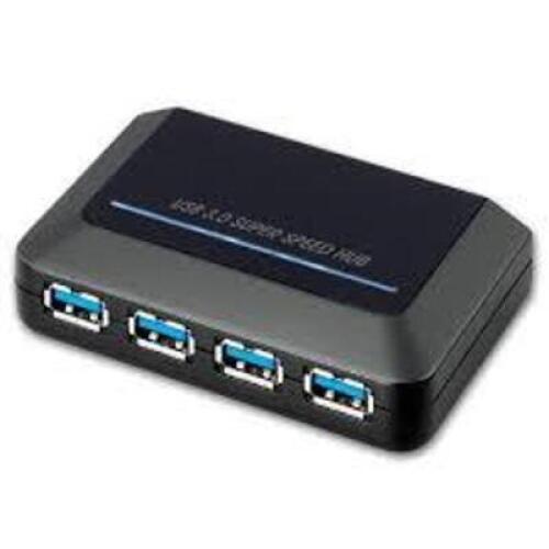 DESCRIPTION: (3) USB SUPER SPEE HUB INFORMATION: BLACK, 1 UP 4 DOWN RETAIL$: $39.99 EA QTY: 3