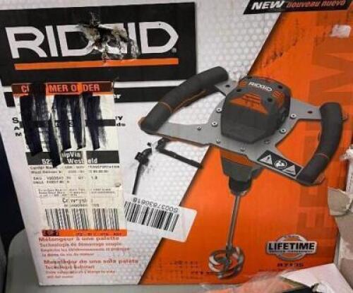BRAND NEW RIDGID Single-Paddle Mixer