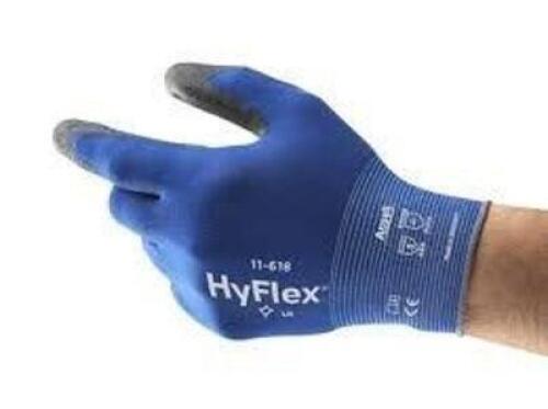 DESCRIPTION: (1) CASE OF (144) PAIRS OF COATED GLOVES BRAND/MODEL: HYFLEX #36H146 INFORMATION: BLUE AND BLACK SIZE: SIZE 10 RETAIL$: $773.28 EA QTY: 1