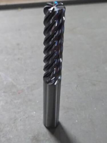 DESCRIPTION: (1) SOLID CARBIDE CORNER RADIUS END MILL BRAND/MODEL: NIAGARA N58273 SIZE: 1/2" DIA 2" LOC RETAIL$: $305.92 QTY: 1