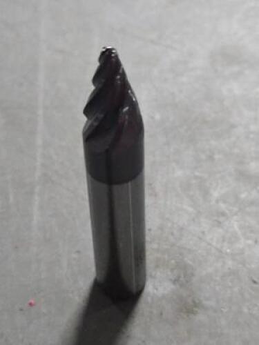 DESCRIPTION: (2) SOLID CARBIDE 15 DEG TAPER BARREL CUTTER END MILL BRAND/MODEL: ACCUPRO 03328614 SIZE: 1/2" DIA RETAIL$: $410.44 QTY: 2
