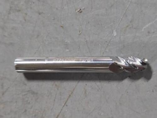 DESCRIPTION: (4) SOLID CARBIDE BALL END MILL BRAND/MODEL: ACCUPRO 07761307 SIZE: 15/64" DIA 3/8" LOC 1/4" SD RETAIL$: $51.81 QTY: 4