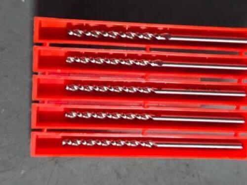 DESCRIPTION: (5) COBALT JOBBER DRILL BITS BRAND/MODEL: ACCUPRO 05598677 SIZE: #27 RETAIL$: $60.54 QTY: 5