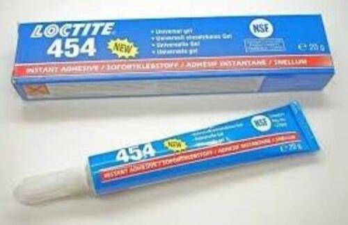 DESCRIPTION: (3) INSTANT ADHESIVE BRAND/MODEL: LOCTITE 454 SIZE: 7 OZ RETAIL$: $269.29 EA QTY: 3