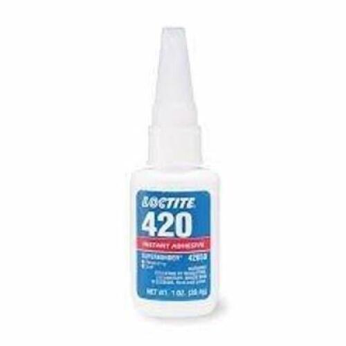 DESCRIPTION: (4) INSTANT ADHESIVEBRAND/MODEL: LOCTITE 420SIZE: 1 OZRETAIL$: $21.87 EAQTY: 4