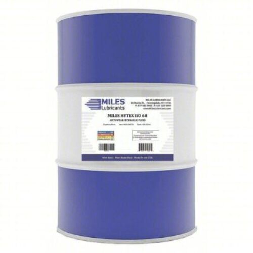 DESCRIPTION: (1) ANTI-WEAR HYDRAULIC FLUID BRAND/MODEL: MILES LUBRICANTS INFORMATION: HYTEX-68 SIZE: 55 GAL DRUM RETAIL$: $1175.64 EA QTY: 1