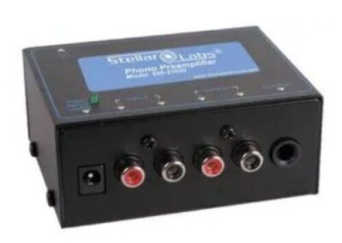 DESCRIPTION: (1) PHONO PRE-AMPLIFIER BRAND/MODEL: STELLAR LABS 555-21025 RETAIL$: $22.74 QTY: 1