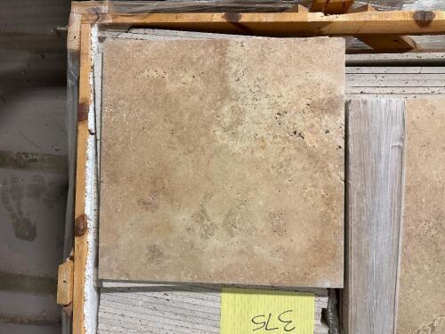 (375) - SQ. FT. OF NOCE TRAVERTINE PREMIUM GRADE TILE