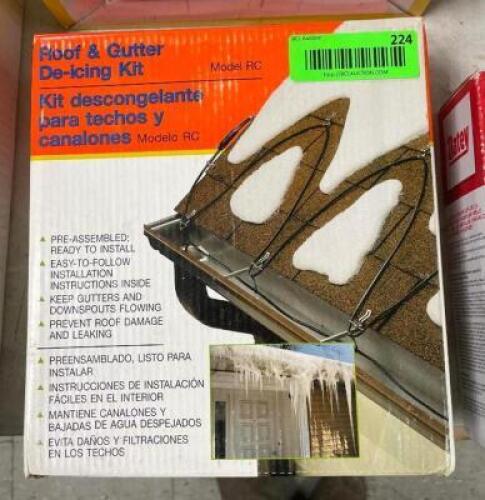 ROOF AND GUTTER DE-ICING KIT, 160 FT