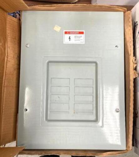 EATON 125 Amp 2 Space 4 Circuit Indoor Main Lug Loadcenter with Ground Ba