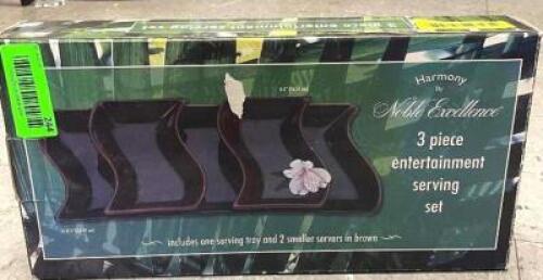 3-PIECE ENTERTAINMENT SERVING SET