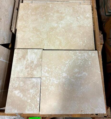 416 SQFT. OF TUSCANY DARK HONED TILE
