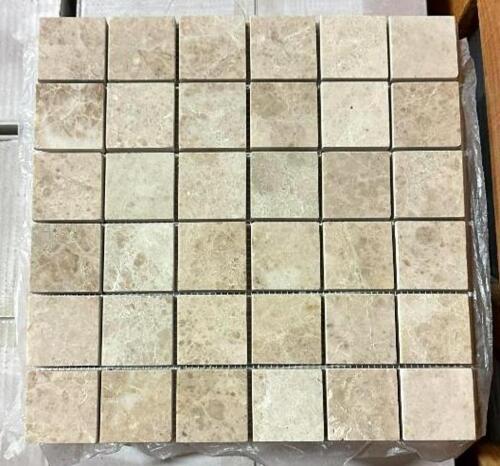 480 SQFT. OF CAPPUCINO MARBLE MOSAIC TILE