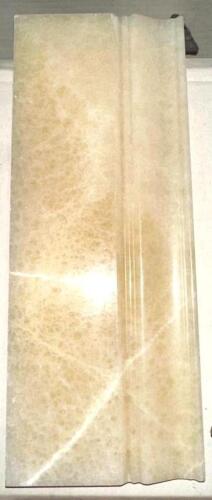 (44)- BOXES OF HONEY ONYX POLISHED MARBLE TRIM