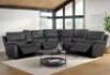 Leather Power Reclining Sectional with Power Headrests