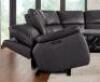 Leather Power Reclining Sectional with Power Headrests - 3
