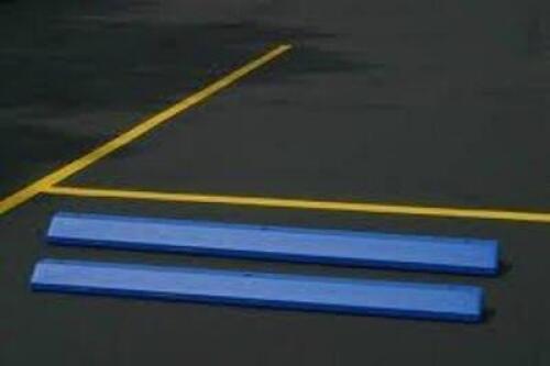 DESCRIPTION: (1) PARKING CURB BRAND/MODEL: EAGLE #1790B INFORMATION: BLUE, POLYETHYLENE, HIGH DENSITY RETAIL$: $244.00 EA QTY: 1
