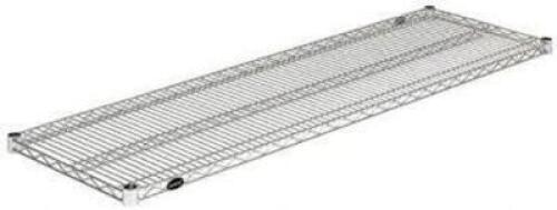 DESCRIPTION: (4) SHELVESBRAND/MODEL: VALUE COLLECTION #70241435INFORMATION: CHROME, WIRESIZE:&nbsp;18" X 60"RETAIL$: $109.43 EAQTY: 4