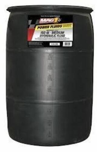DESCRIPTION: (1) HYDRAULIC OIL BRAND/MODEL: MAG 1 #43Y922 INFORMATION: BLACK DRUM SIZE: 55 GALLON RETAIL$: $1122.74 EA QTY: 1