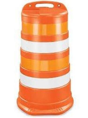 DESCRIPTION: (1) TRAFFIC BARREL BRAND/MODEL: CORTINA #03-780-6HI INFORMATION: HI-VIZ ORANGE AND REFLECTIVE QTY: 1