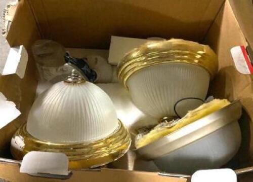 (3) FLUSH MOUNT LIGHTS
