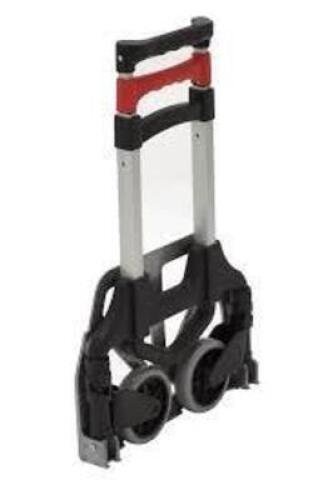DESCRIPTION: (1) FOLDAWAY HAND TRUCK BRAND/MODEL: VESTIL #FHC-150 INFORMATION: ALUMINUM, 150 LB CAPACITY RETAIL$: $75.93 EA QTY: 1