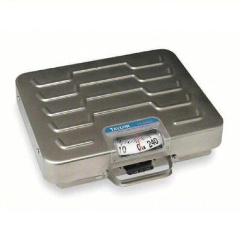 DESCRIPTION: (1) BENCH SCALE BRAND/MODEL: TAYLOR #3NZG5 INFORMATION: 250 LB CAPACITY SIZE: 14 1/2 IN WEIGHING SURFACE DP, 15 1/8 IN WEIGHING SURFACE W