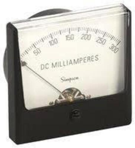 DESCRIPTION: (1) ANALOG PANEL METER BRAND/MODEL: SIMPSON #03170 RETAIL$: $213.07 EA QTY: 1