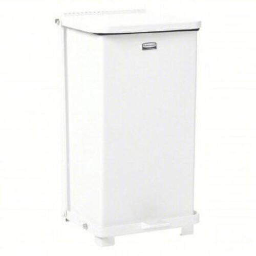DESCRIPTION: (1) STEP CAN BRAND/MODEL: RUBBERMAID #5LY27 INFORMATION: WHITE, METAL, PLASTIC, 6-1/2 GAL CAPACITY SIZE: 14-1/4" RETAIL$: $356.90 EA QTY: