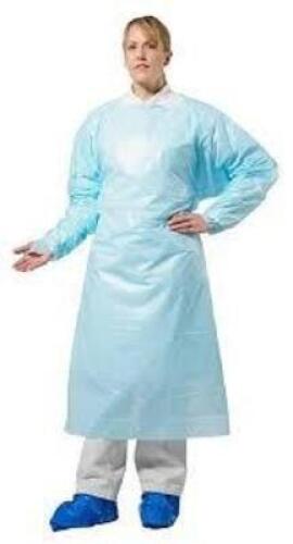 DESCRIPTION: (1) CASE OF (100) EXTRA LONG SMITH GOWNS BRAND/MODEL: POLYWEAR #10626 INFORMATION: GREEN SIZE: LARGE, 55" RETAIL$: $155.00 EA QTY: 1