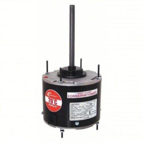 DESCRIPTION: (1) CONDENSER FAN MOTOR BRAND/MODEL: CENTURY #4ME14 INFORMATION: STUD MOUNT, TOTALLY ENCLOSED AIR-OVER, 1/4 HP, 1,075 NAMEPLATE RPM, F RE