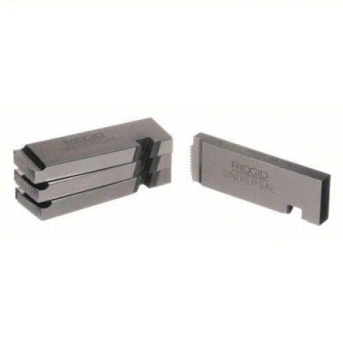 DESCRIPTION: (2) REPLACEMENT PIPE DIE BRAND/MODEL: RIDGID #4Z977 INFORMATION: FOR RIDGID MACHINE UNIVERSAL HEADS, 1/2 IN TO 3/4 IN PIPE, ALUMINUM/STEE