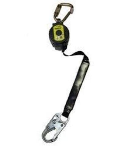 DESCRIPTION: (1) SELF-RETRACTING LIFELINE WITH LOCKING STRAP BRAND/MODEL: MILLER #MTL-OHW1-01/6FT INFORMATION: STEEL SIZE: 6' RETAIL$: $131.95 EA QTY: