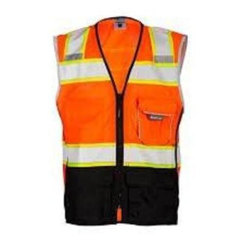 DESCRIPTION: (1) CASE OF APPROX (20) SAFETY VESTSBRAND/MODEL: KISHIGO #1516INFORMATION: HI VIZ ORANGE AND REFLECTIVESIZE: 4XLRETAIL$: $32.99 EAQTY: 1