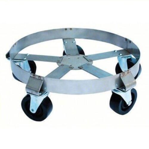 DESCRIPTION: (1) CROSS-BRACE DRUM DOLLY BRAND/MODEL: PRODUCT NUMBER #6FVJ0 INFORMATION: SUPPORT RING: 1,200 LB LOAD CAPACITY, ROUND, PLASTIC RETAIL$: