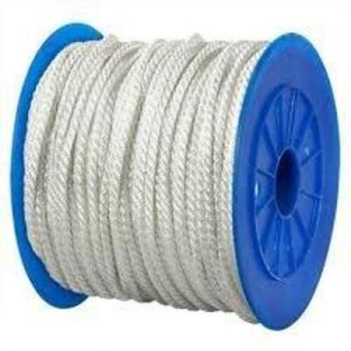 DESCRIPTION: (1) SPOOL OF ROPE BRAND/MODEL: #530080-00600 INFORMATION: NYLON, TWISTED, WHITE SIZE: 1/4" X 600' RETAIL$: $147.00 EA QTY: 1