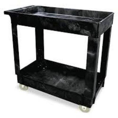 DESCRIPTION: (1) UTILITY CART BRAND/MODEL: RUBBERMAID #9T66-00 INFORMATION: BLACK SIZE: 39X18X5 RETAIL$: $212.95 QTY: 1