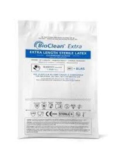 DESCRIPTION: (20) BAGS OF (10) DISPOSABLE GLOVES BRAND/MODEL: BIOCLEAN #567K01 INFORMATION: STERIL, RUBBER LATEX SIZE: SIZE 9 RETAIL$: $708.99 TOTAL Q