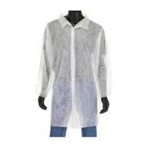 DESCRIPTION: (1) CASE OF (30) DISPOSABLE LAB COAT BRAND/MODEL: PIP #3511 SIZE: 3XL RETAIL$: $35.75 EA QTY: 1