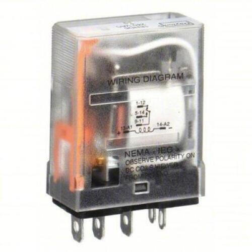 DESCRIPTION: (1) CASE OF (200) RELAY BRAND/MODEL: DAYTON #1EHD6 SIZE: Socket Mounted, 15 A Current Rating, 240V AC, 5 Pins/Terminals, SPDT RETAIL$: $1