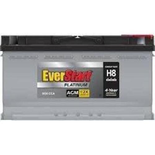 DESCRIPTION: (1) BATTERY BRAND/MODEL: EVERSTART PLATINUM SIZE: H8 RETAIL$: $165.00 EA QTY: 1
