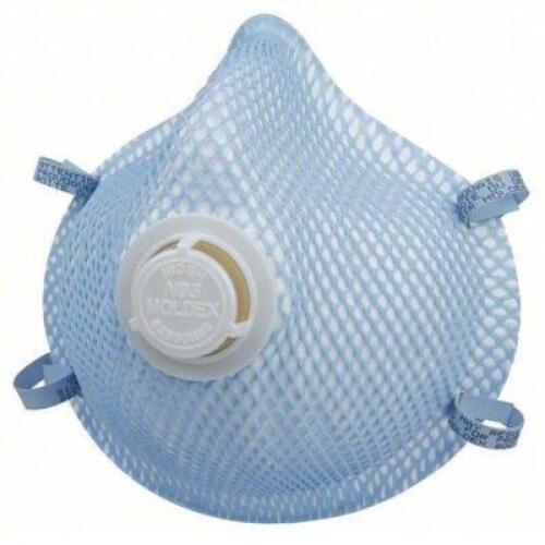 DESCRIPTION: (1) PACK OF (10) DISPOSABLE RESPIRATOR BRAND/MODEL: MOLDEX #1DLL8 SIZE: Dual, Non-Adj, Molded Nose Bridge, Comfort, Blue, M Mask Size, MO