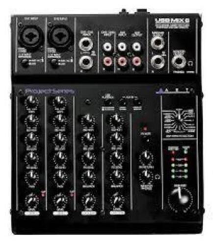 DESCRIPTION: (1) 6 CHANNEL USB MIXER BRAND/MODEL: ART USBMIX6 RETAIL$: $179.99 QTY: 1