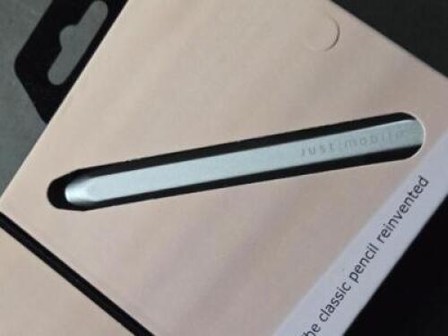 DESCRIPTION: (1) ALUPEN PENCIL SHAPED STYLIS BRAND/MODEL: JUST MOBILE RETAIL$: $28.00 QTY: 1