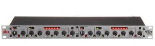 DESCRIPTION: (1) COMPRESSOR/LIMITER/GATE BRAND/MODEL: DBX 166XS RETAIL$: $229.00 QTY: 1