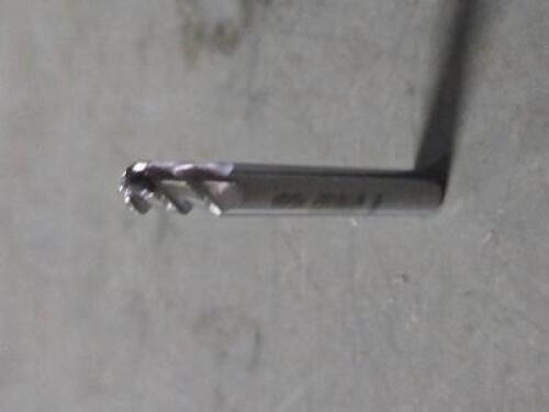 DESCRIPTION: (3) SOLID CARBIDE BALL END MILKL BRAND/MODEL: ACCUPRO 07761307 SIZE: 15/64" DIA 3/8" LOC RETAIL$: $68.24 QTY: 3