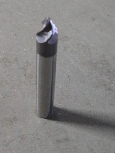 DESCRIPTION: (2) SOLID CARBIDE TAPER FORM BARREL CUTTER END MILLS BRAND/MODEL: ACCUPRO 03329570 SIZE: 30 DEG /3570" DIA RETAIL$: $324.48 QTY: 2