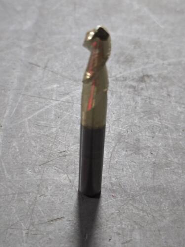DESCRIPTION: (3) SOLID CARBIDE BALL END MILL BRAND/MODEL: ACCUPRO 65847899 SIZE: 8mm DIA 19mM LOC RETAIL$: $202.83 QTY: 3