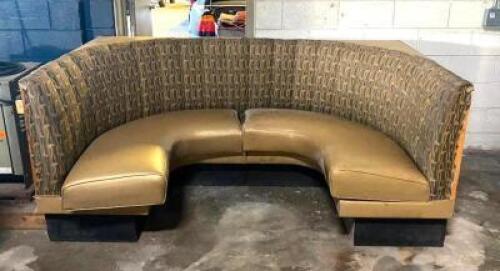 (2) U-SHAPED BOOTH SECTIONS
